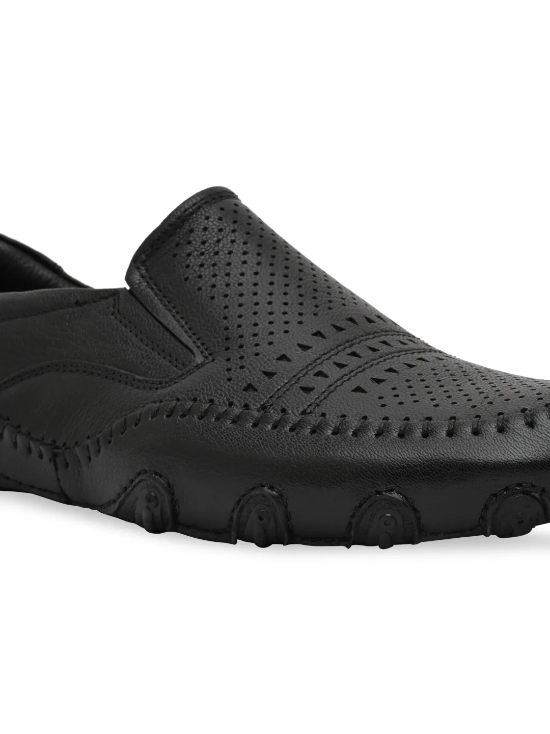 Regal Black Mens Casual Leather Shoes