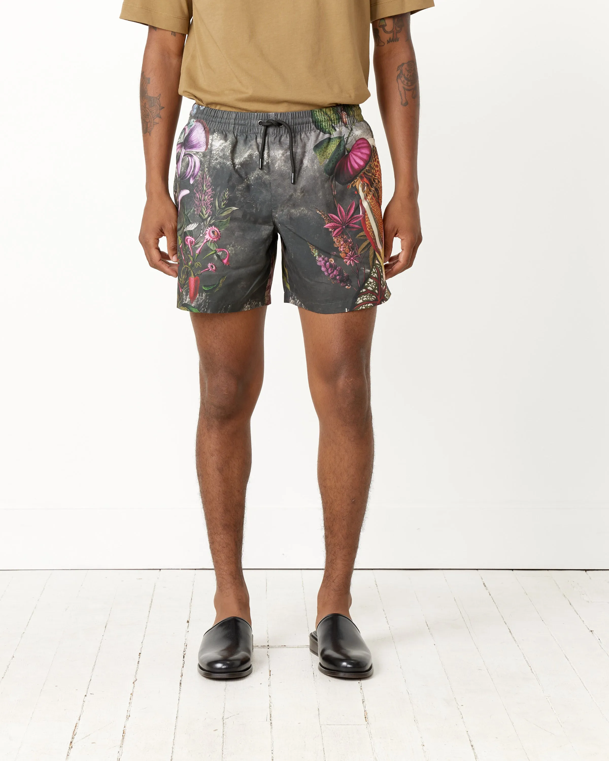 Relaxed Botanical Swimshort