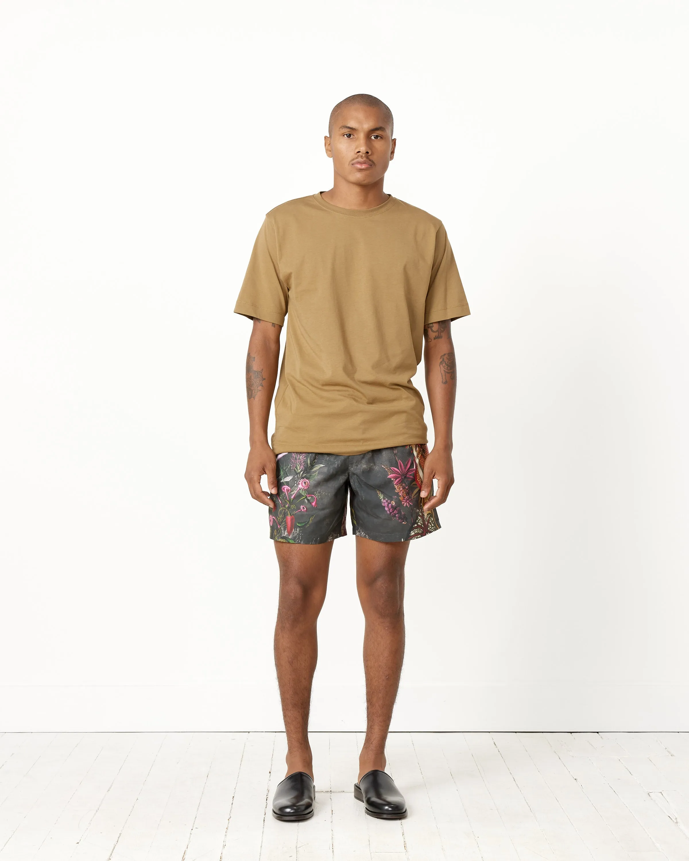 Relaxed Botanical Swimshort