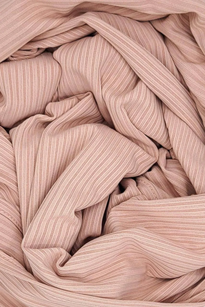 Ribbed Jersey Hijab - Buttercream
