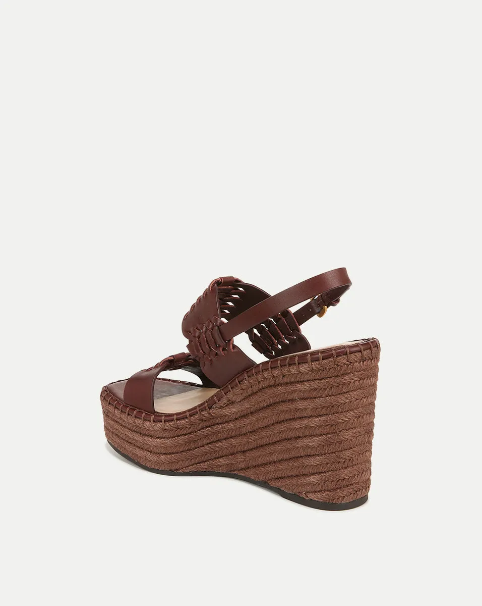 Riya Raffia Wedge Sandal