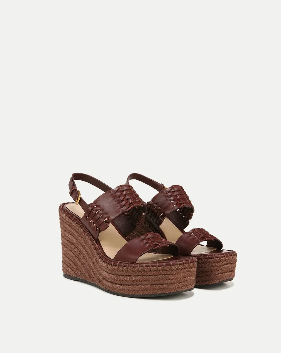 Riya Raffia Wedge Sandal