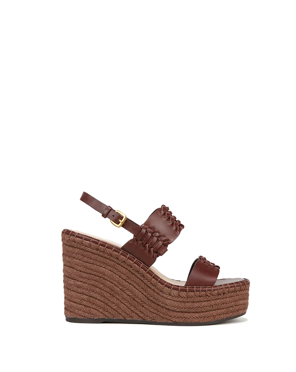 Riya Raffia Wedge Sandal