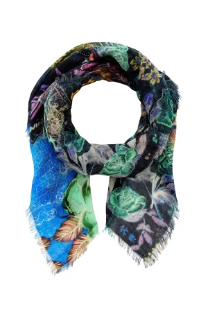SHEER SCARF WITH RAW EDGE YOU'VE GOT MAIL