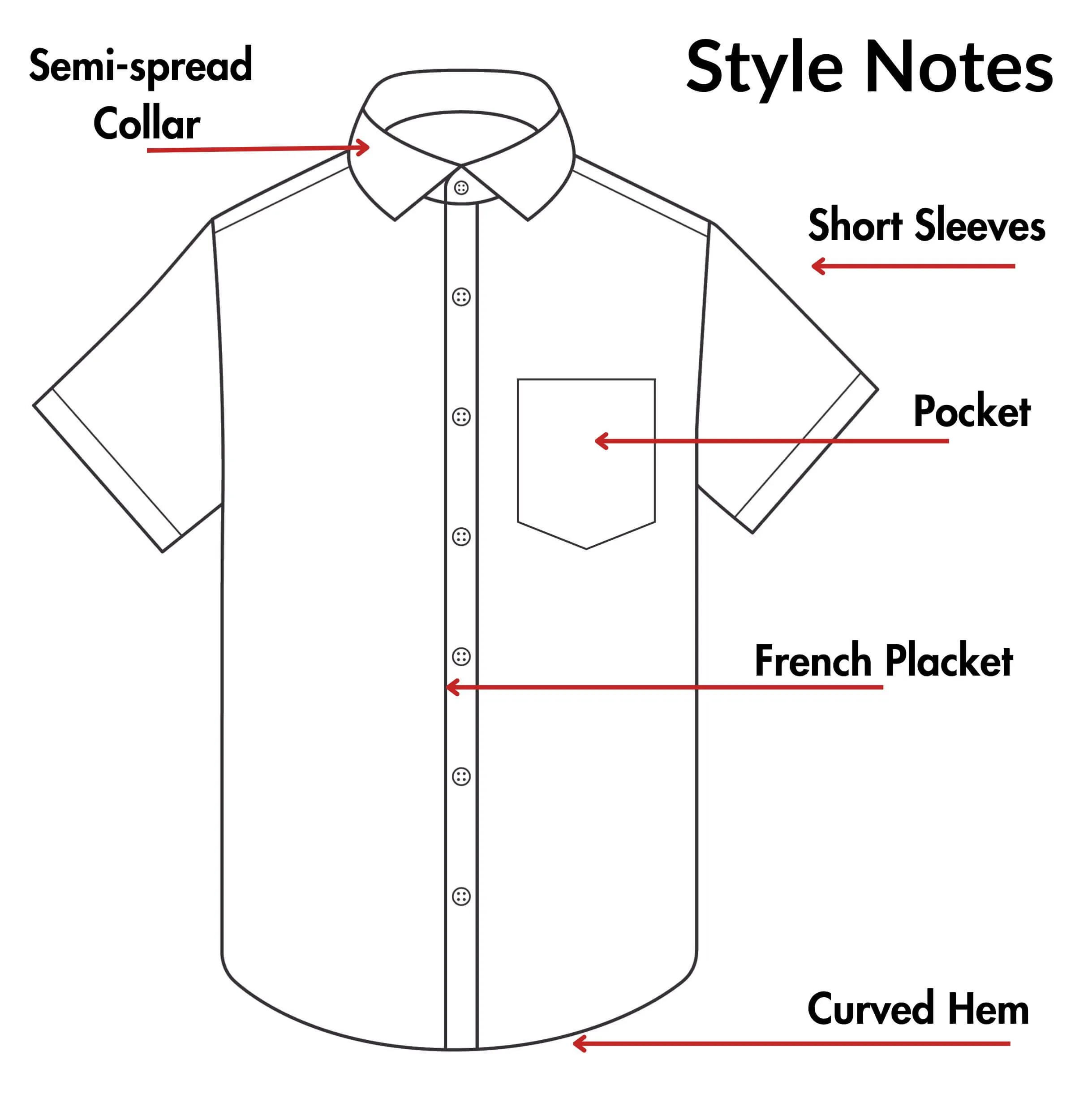 Short Sleeve Linen Shirt in Peach