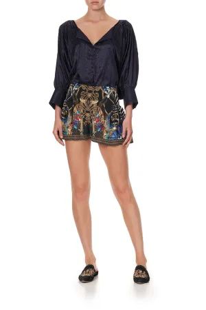 SHORTS WITH SIDE FLOUNCE RAINBOW ROOM