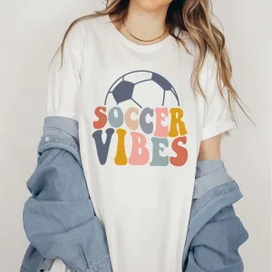 Soccer Vibes Colorful Tee