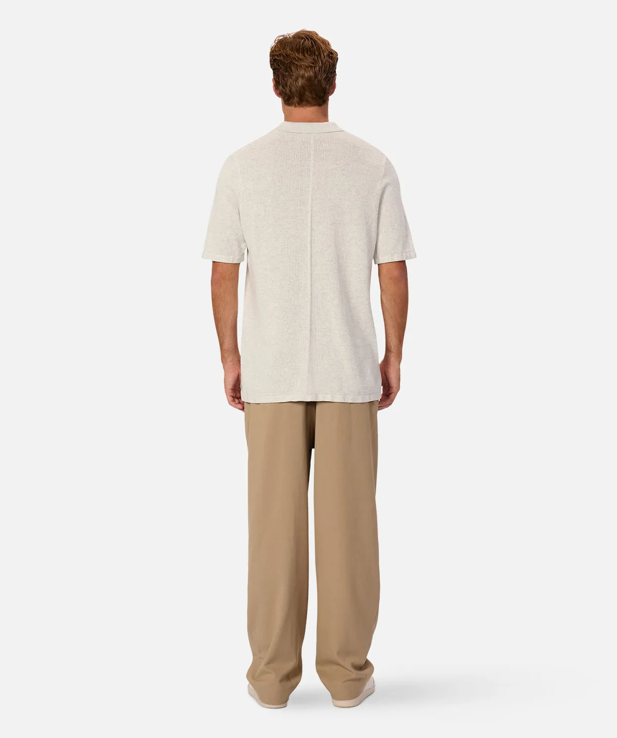 The Barletta Polo - Oat Melange