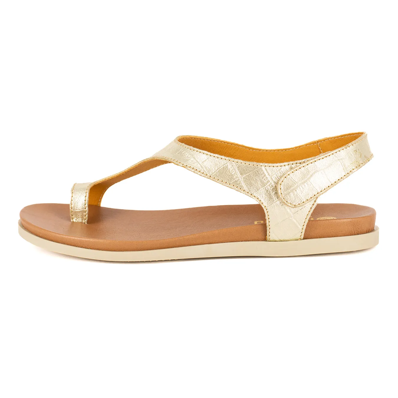 Ukumosa : Ladies Leather Sandal in Indocine Brio