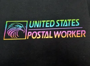 United States Postal Service USPS Metallic Mail TShirt