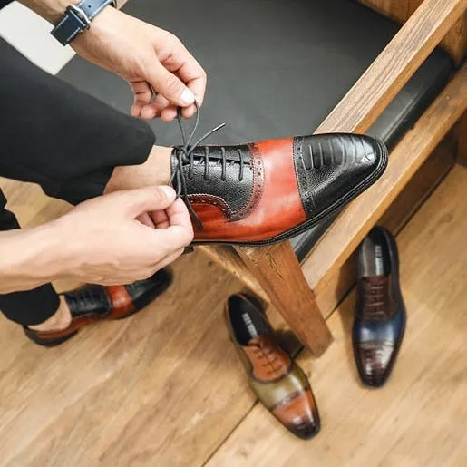 Veltique Refined Step Brogues