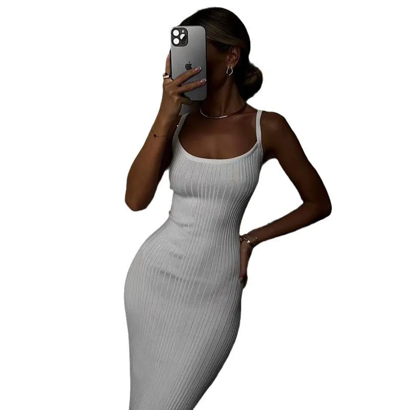 Versatile and Luxurious Bodycon Slip Dress