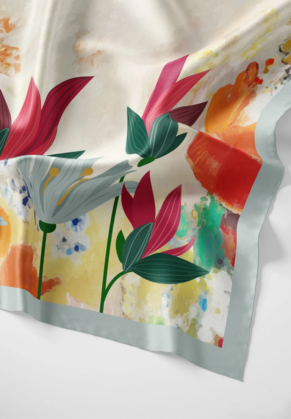 Watercolor Dreams Silk Stole