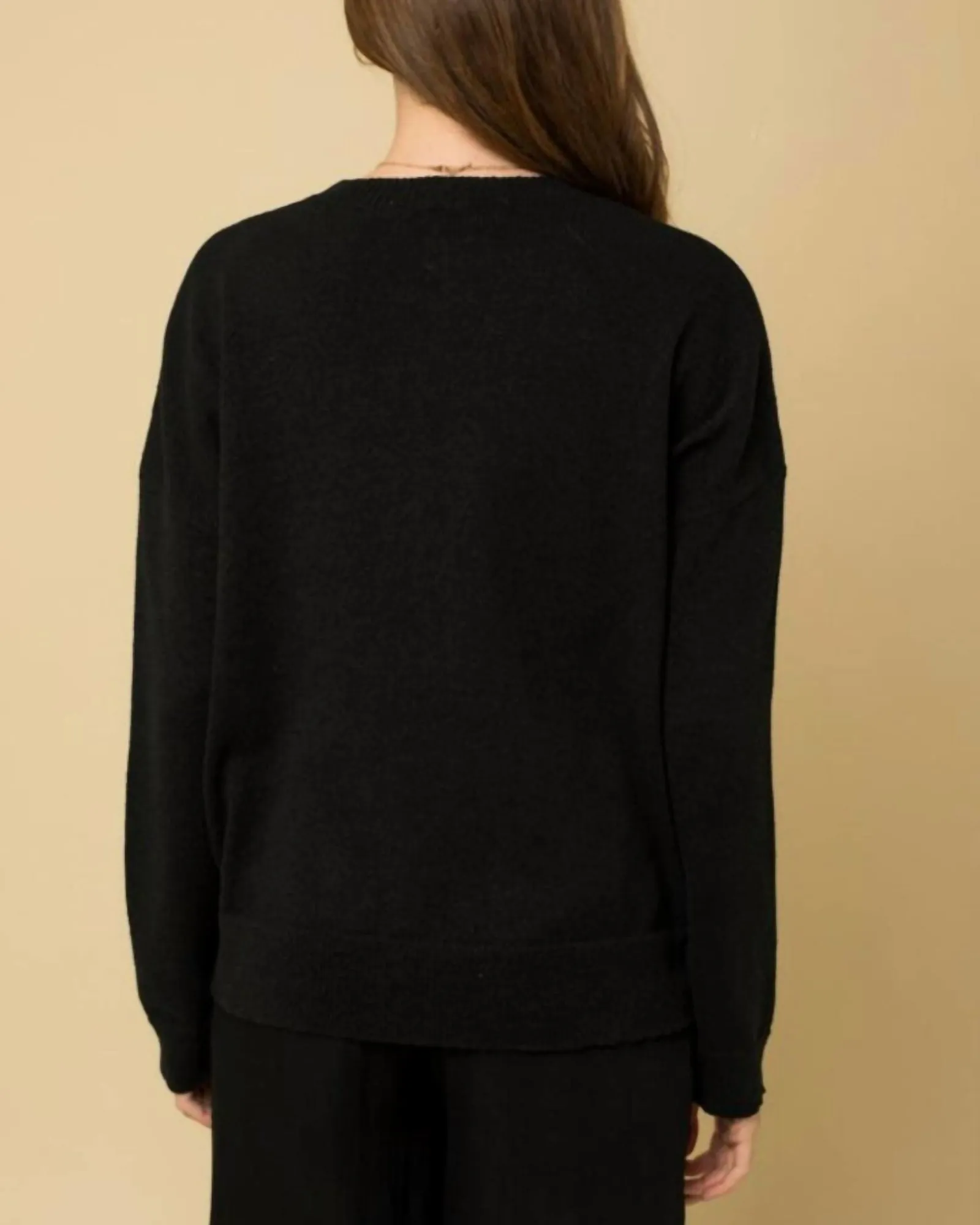 Wifey Graphic Pullover Sweater in Black | Black