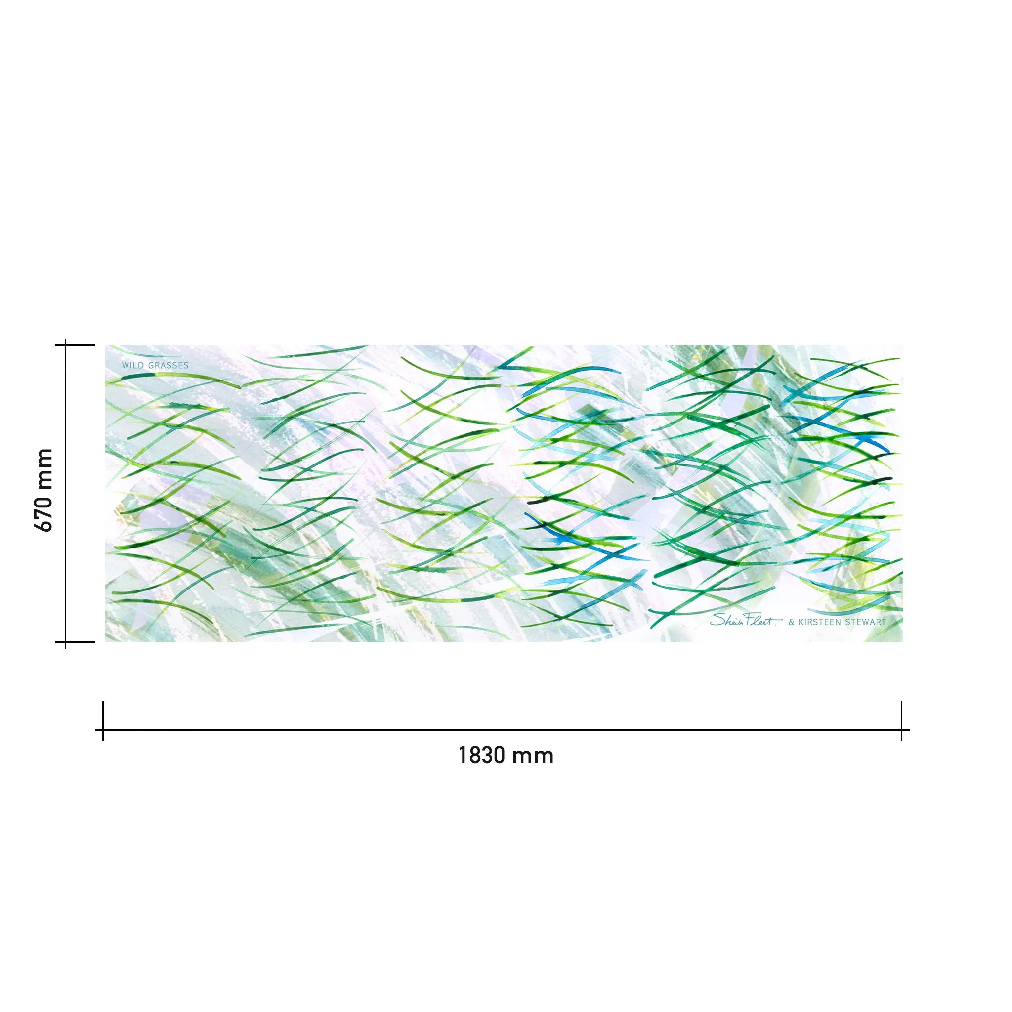 Wild Grasses Silk Scarf