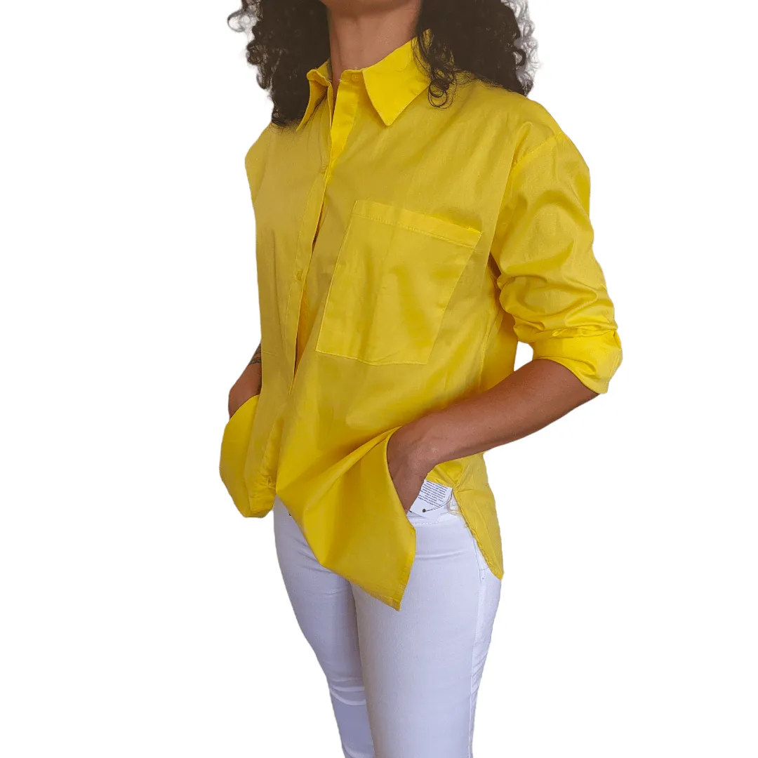 Women Shirt (Curvy) - Yellow