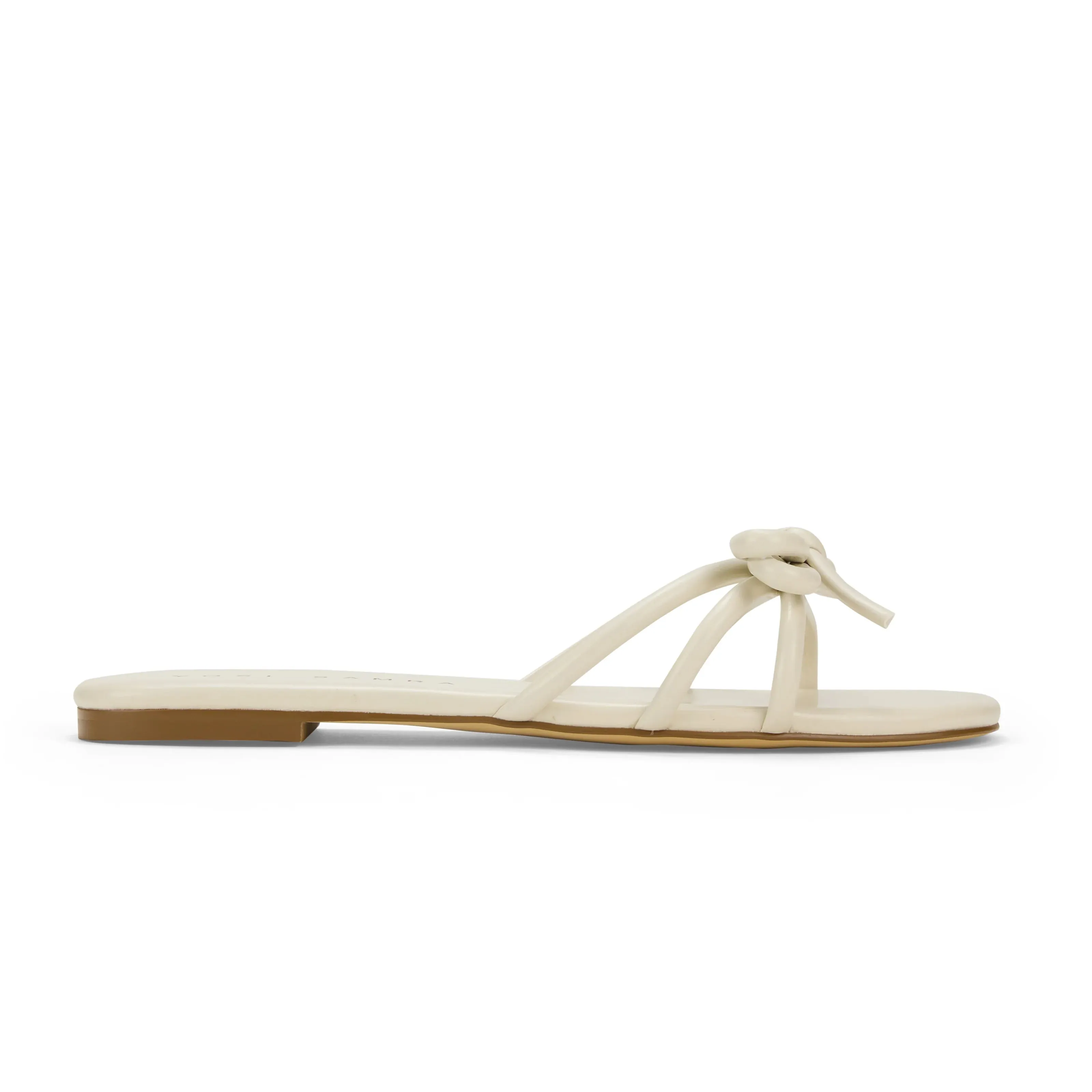 'Yosi Samara' Nicole Bow Slide Sandal in Bone
